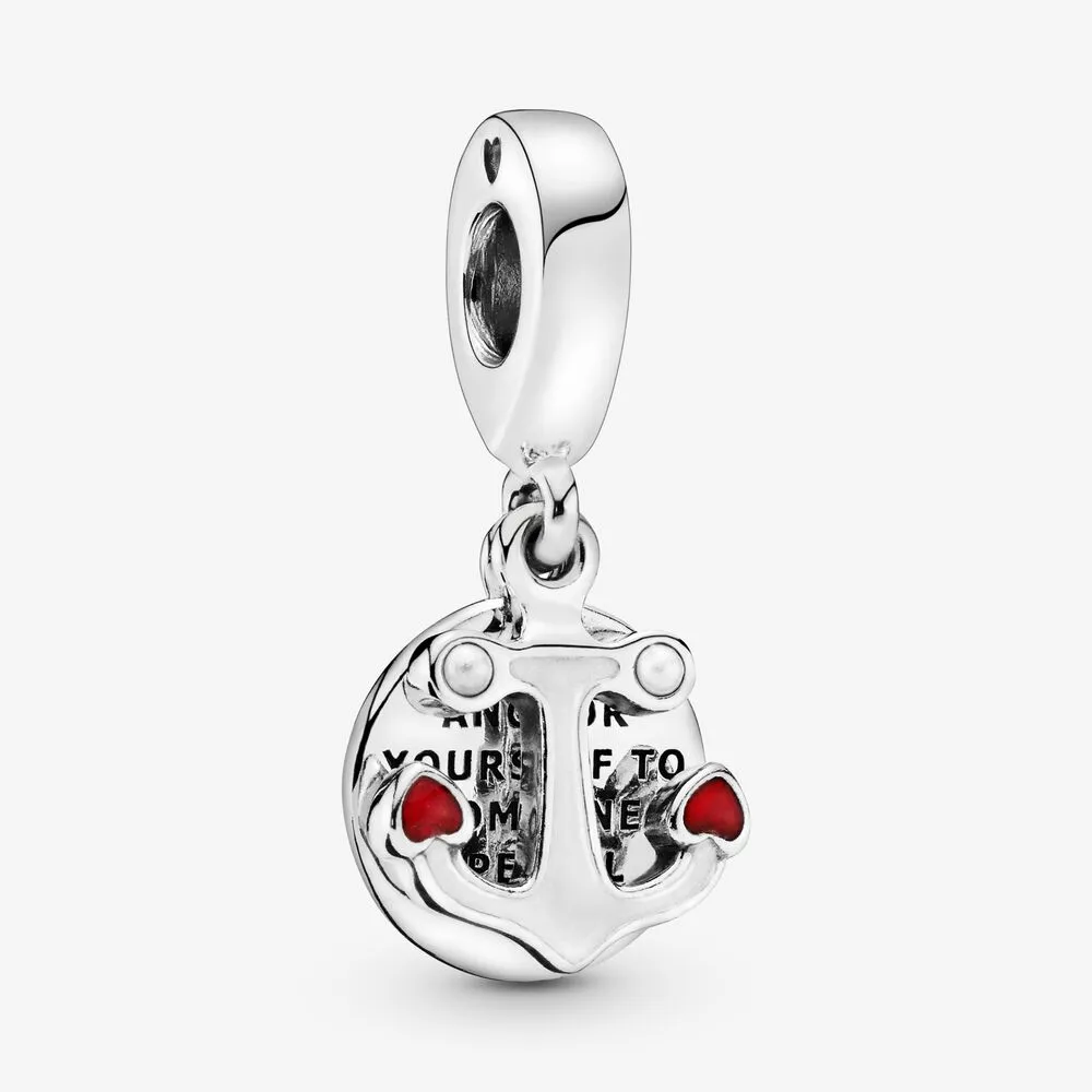 Anchor & Hearts Dangle Charm