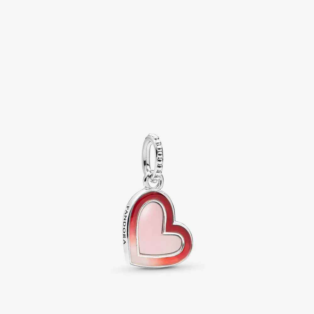 Asymmetrical Heart Dangle Charm