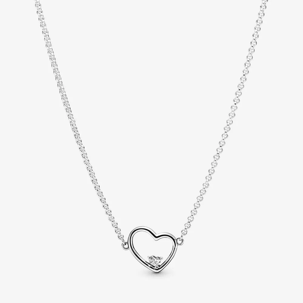 Asymmetrical Heart Necklace
