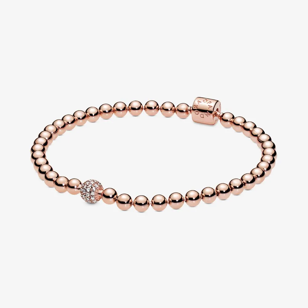 Beads & Pav&eacute; Bracelet