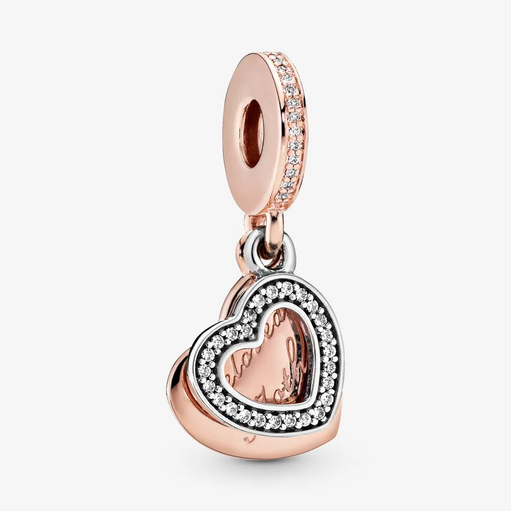 Beloved Mother Heart Dangle Charm