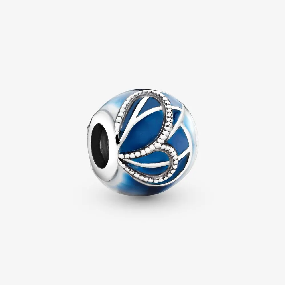 Blue Butterfly Wing Charm
