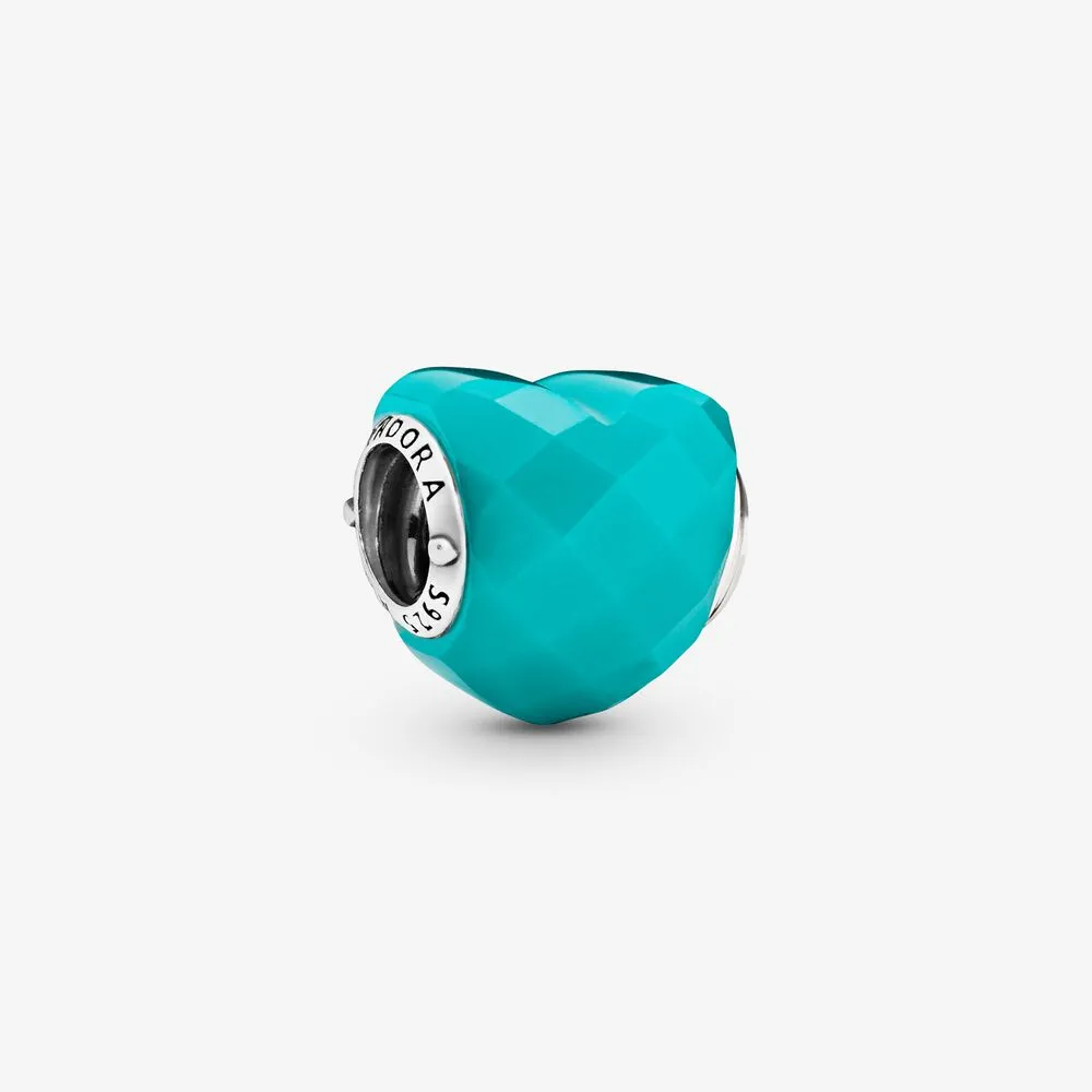 Blue Heart Charm