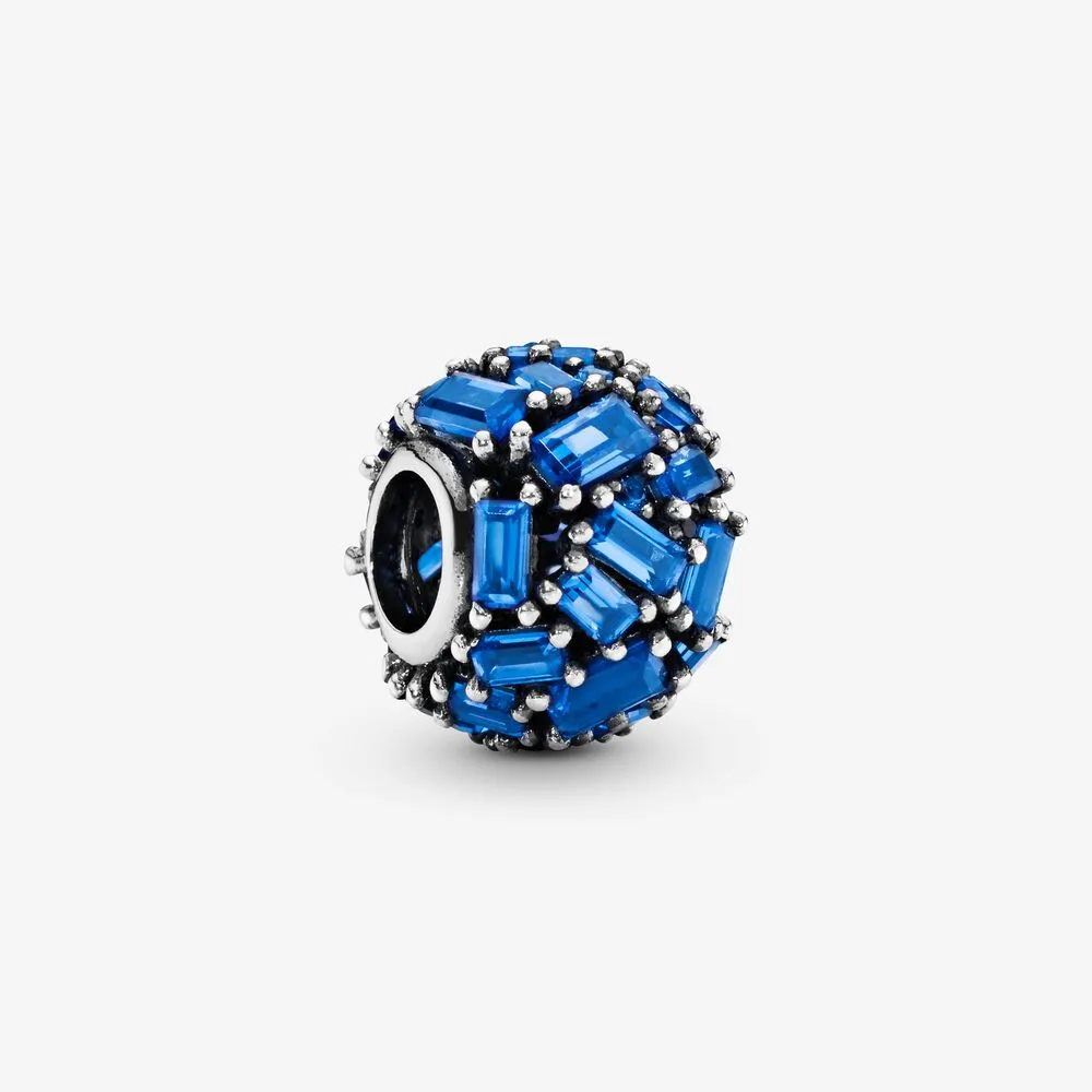 Blue Ice Cube Charm