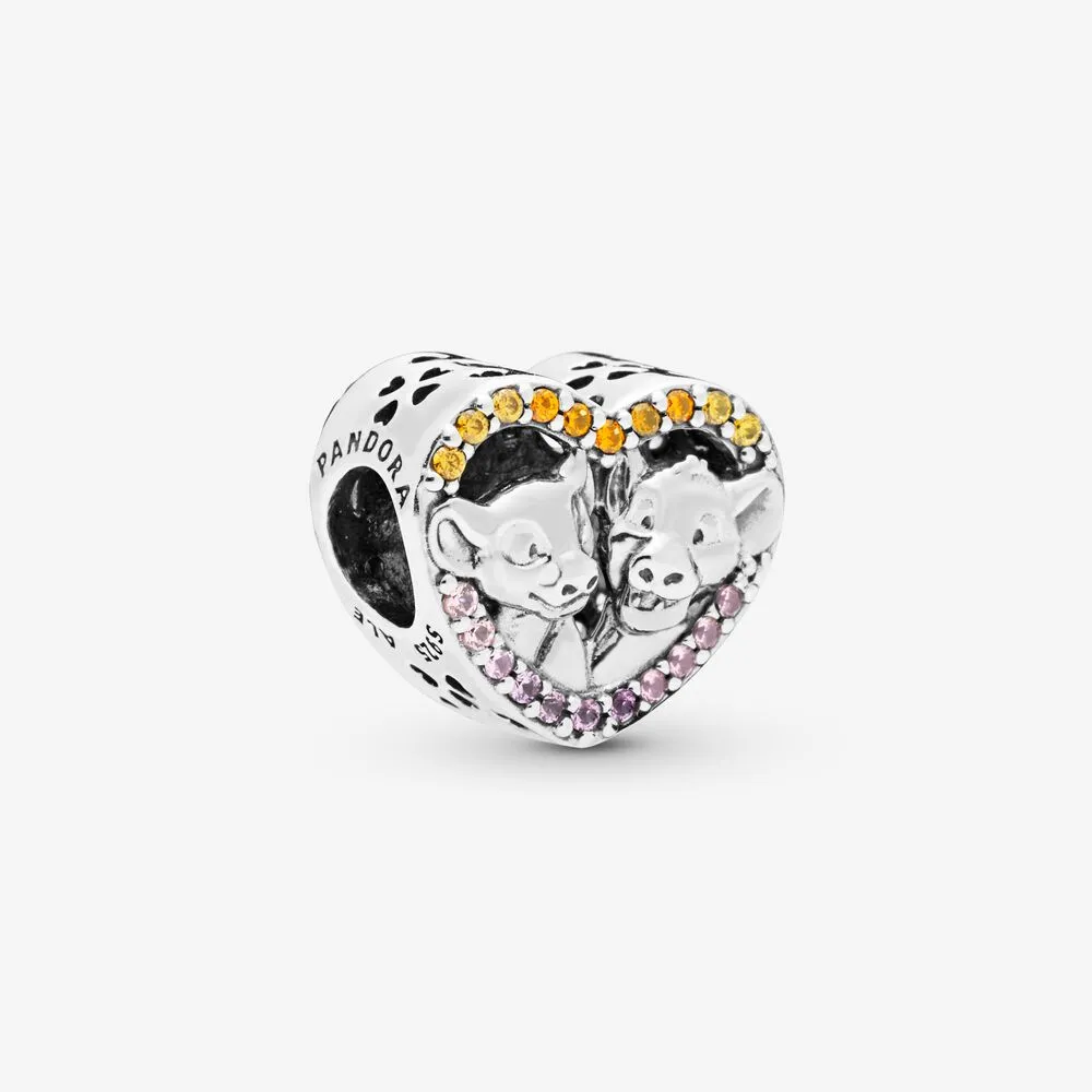 Disney, Sparkling Simba & Nala Heart Charm