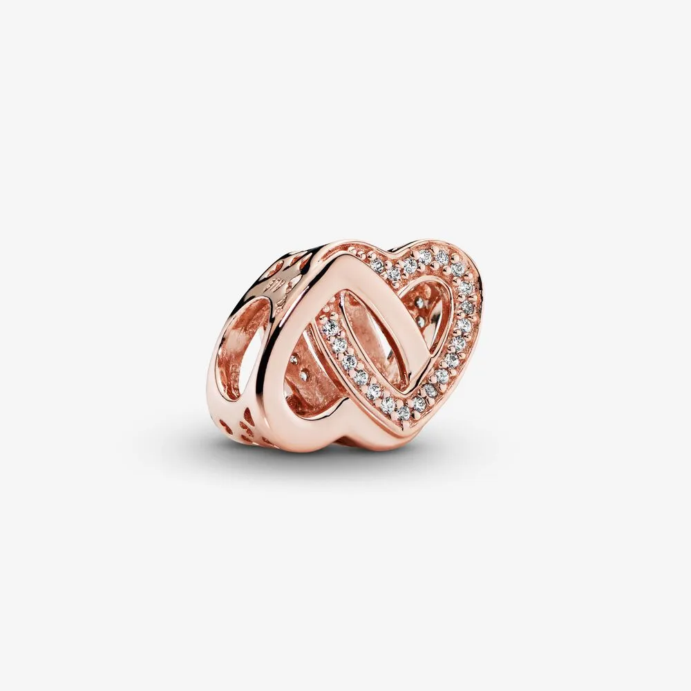 Entwined Hearts Charm