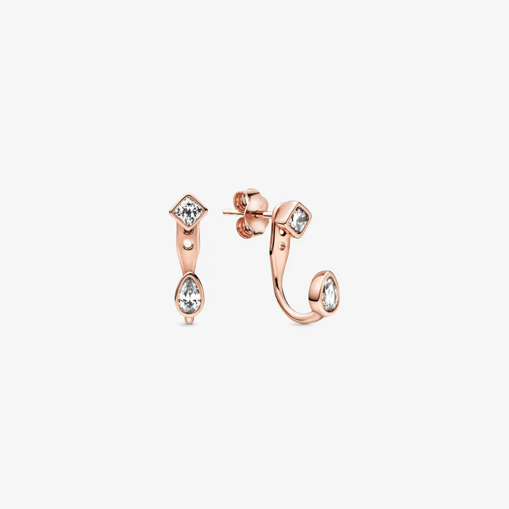Geometric Shapes Stud Earrings