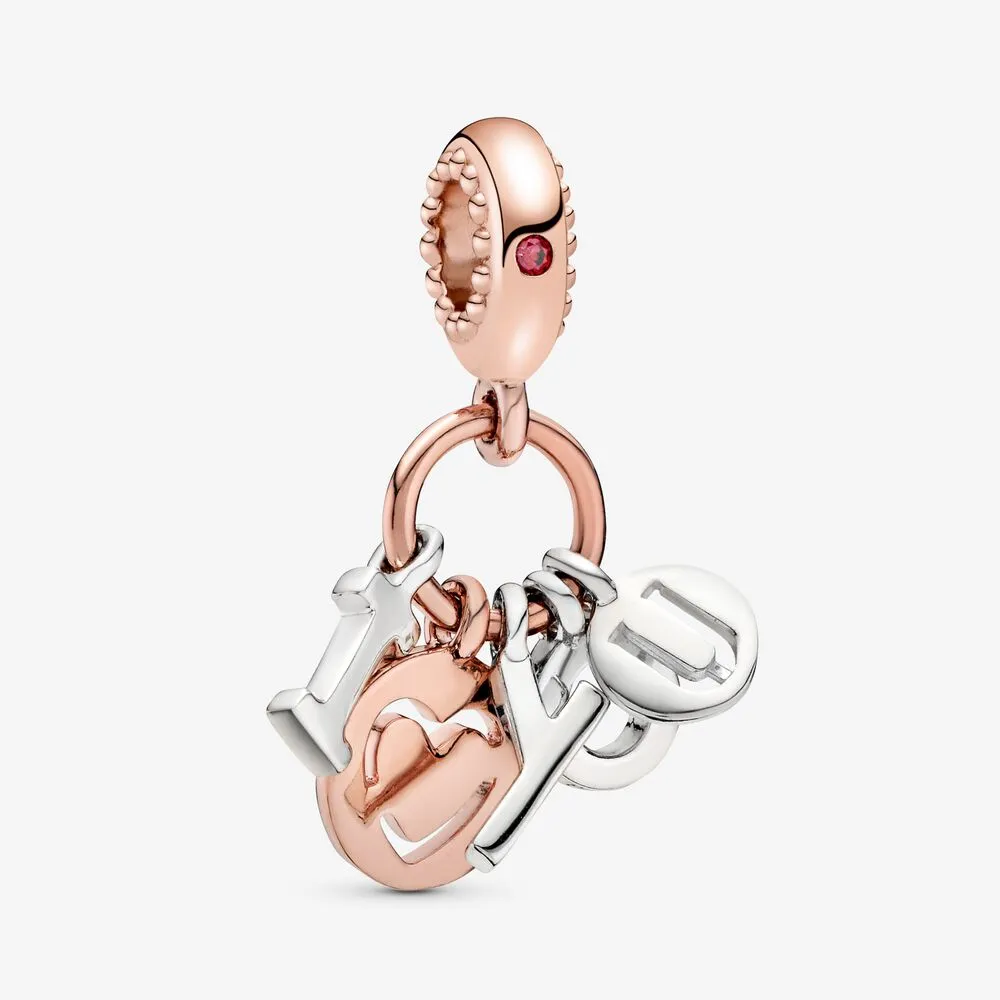I Love You Letters Dangle Charm