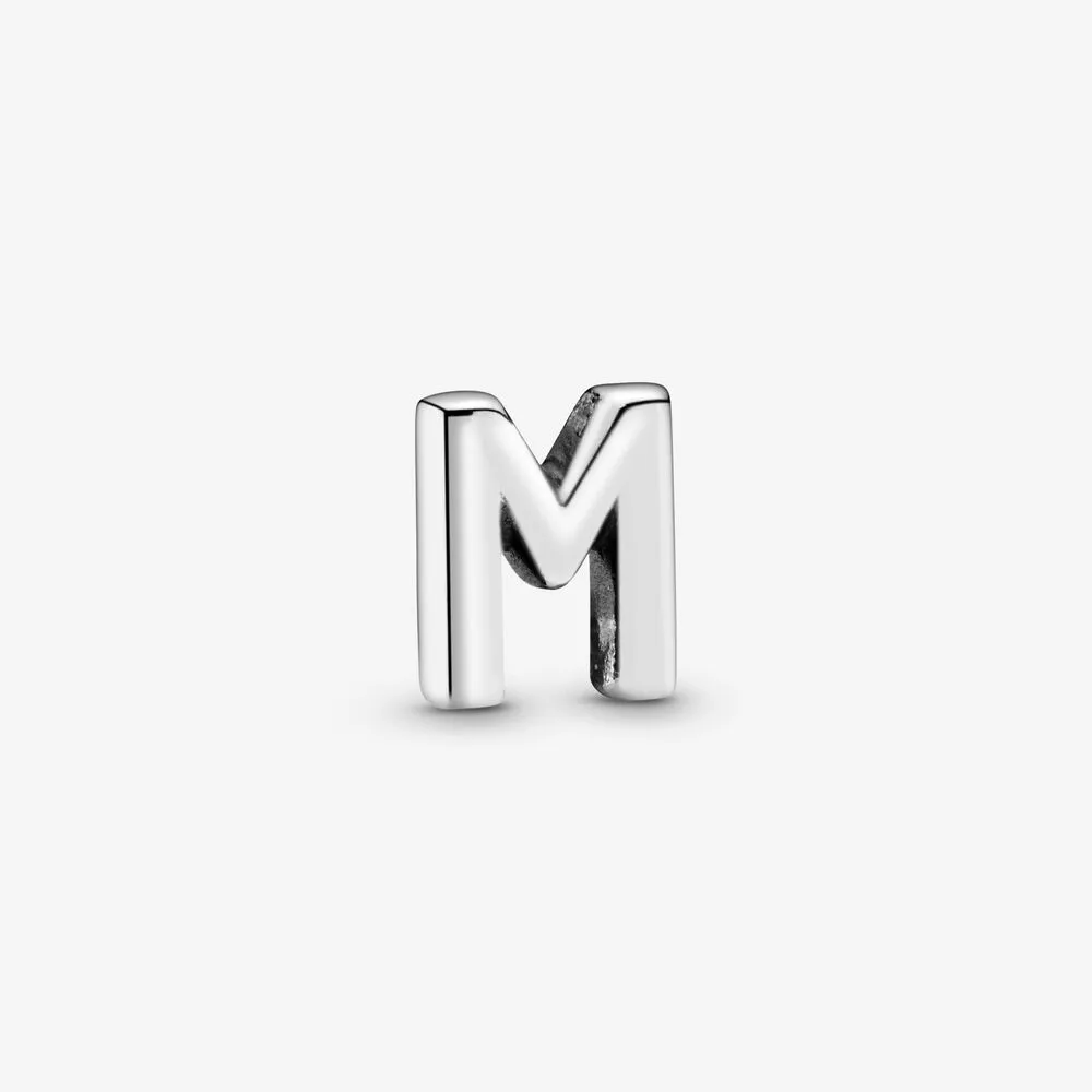 Letter M Alphabet Locket Element