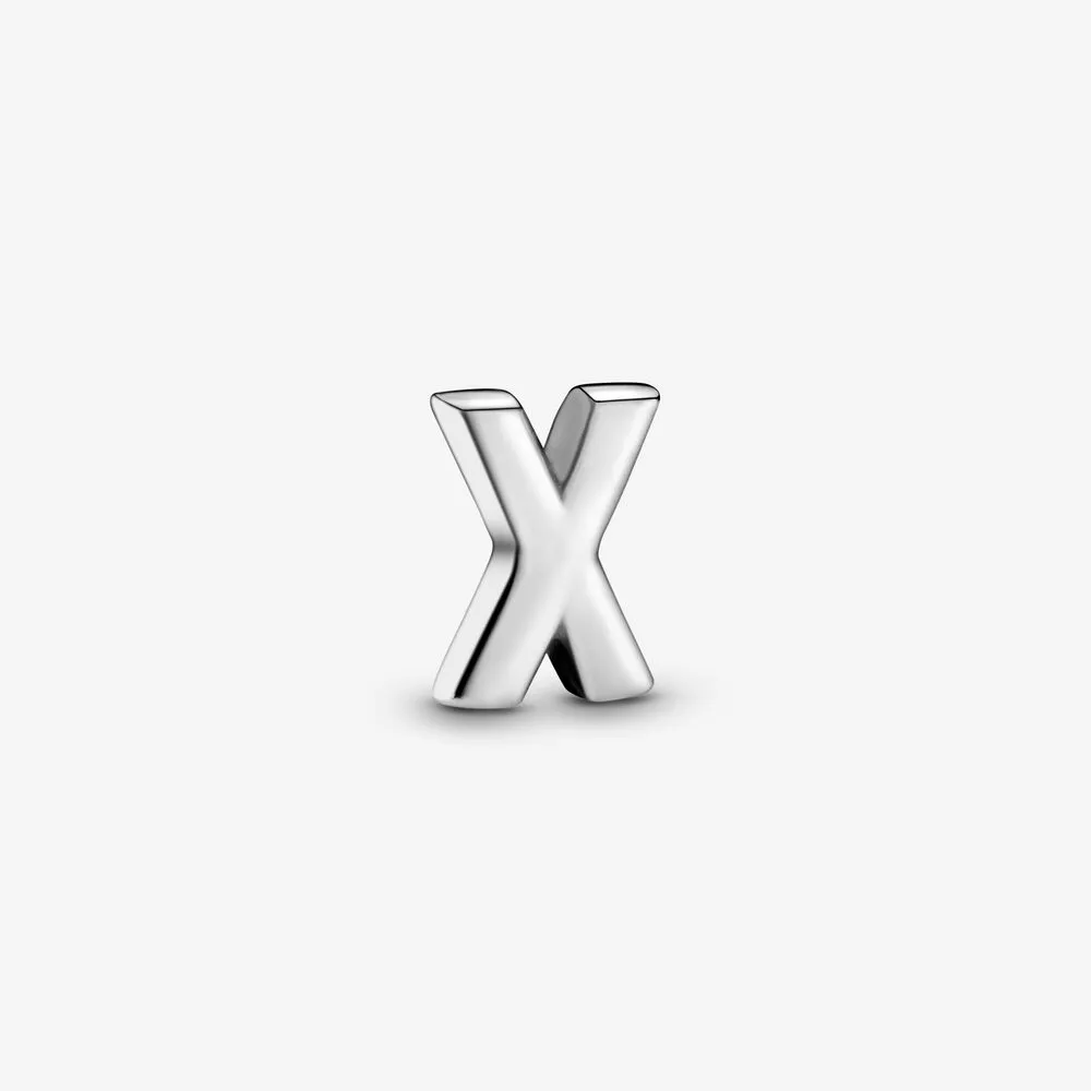 Letter X Alphabet Locket Element