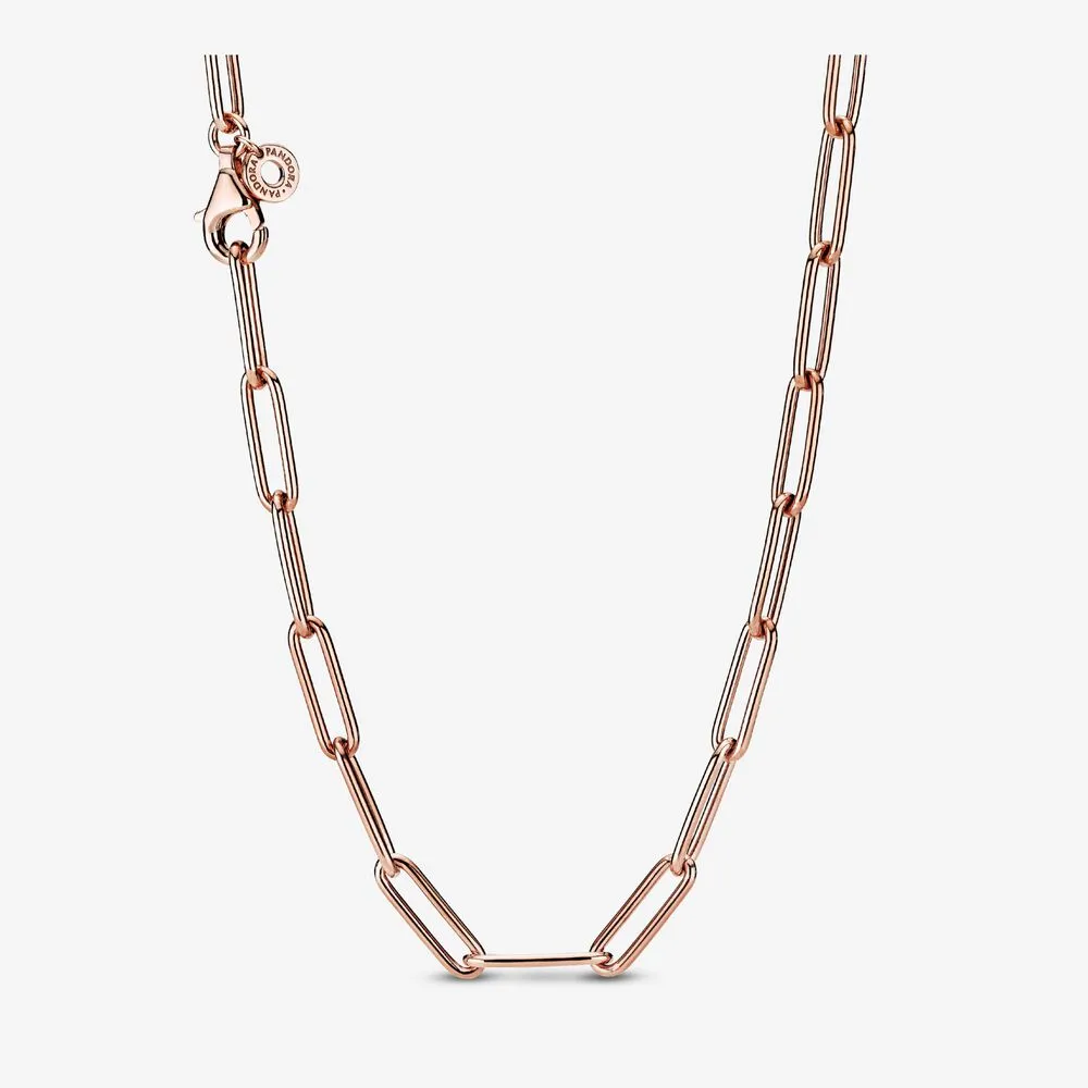 Long Link Cable Chain Necklace