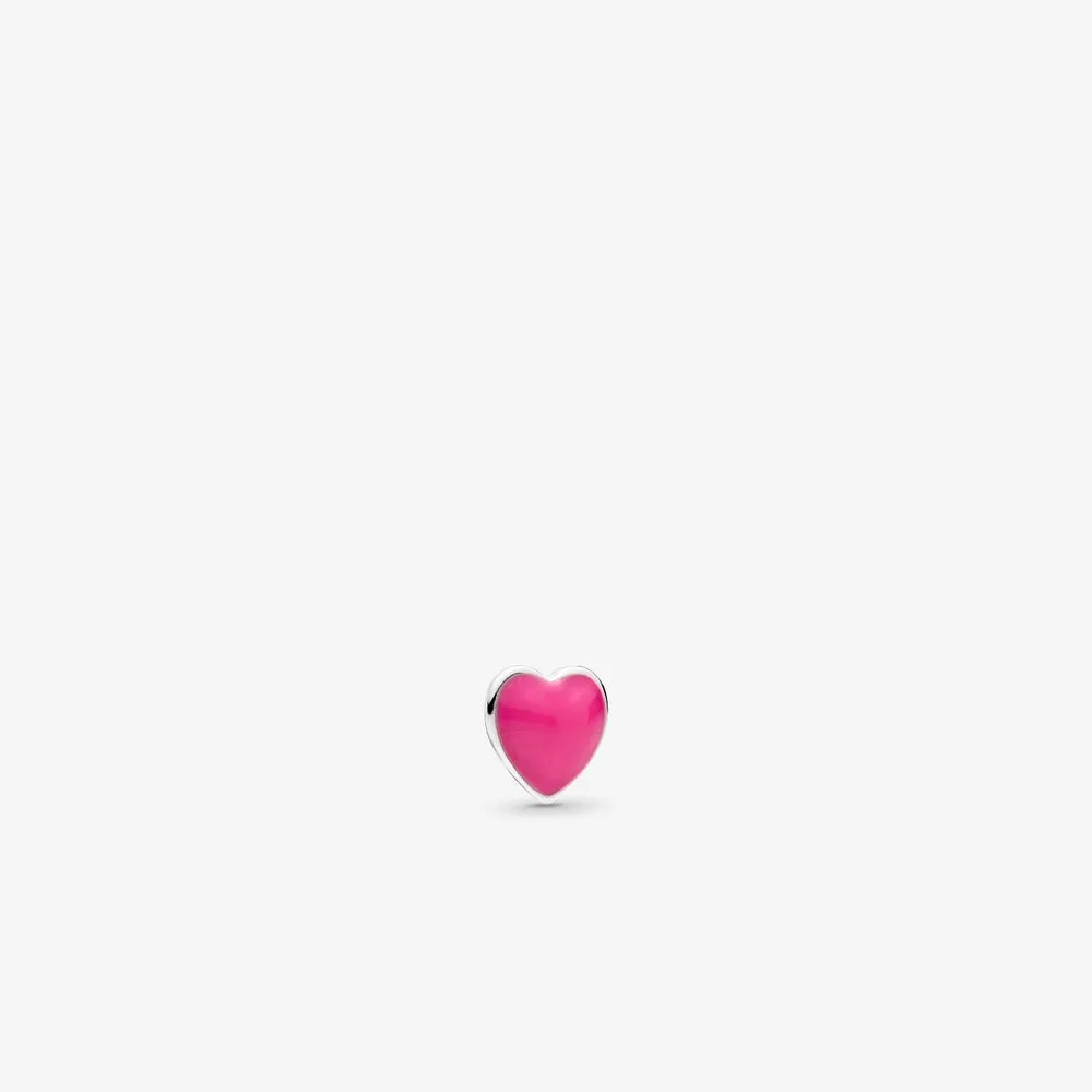 Magenta Heart Petite Locket Charm