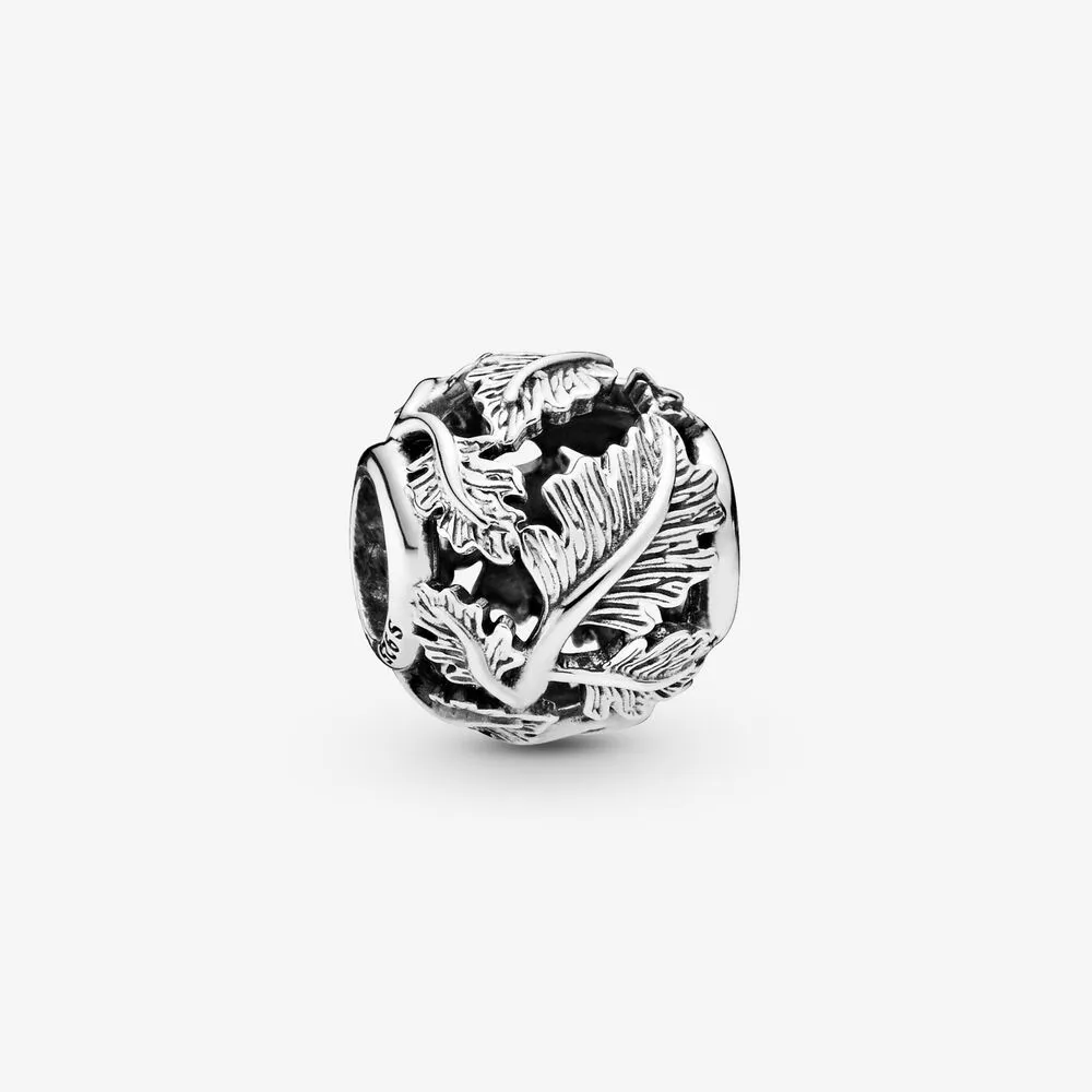 Openwork Leaves Charm