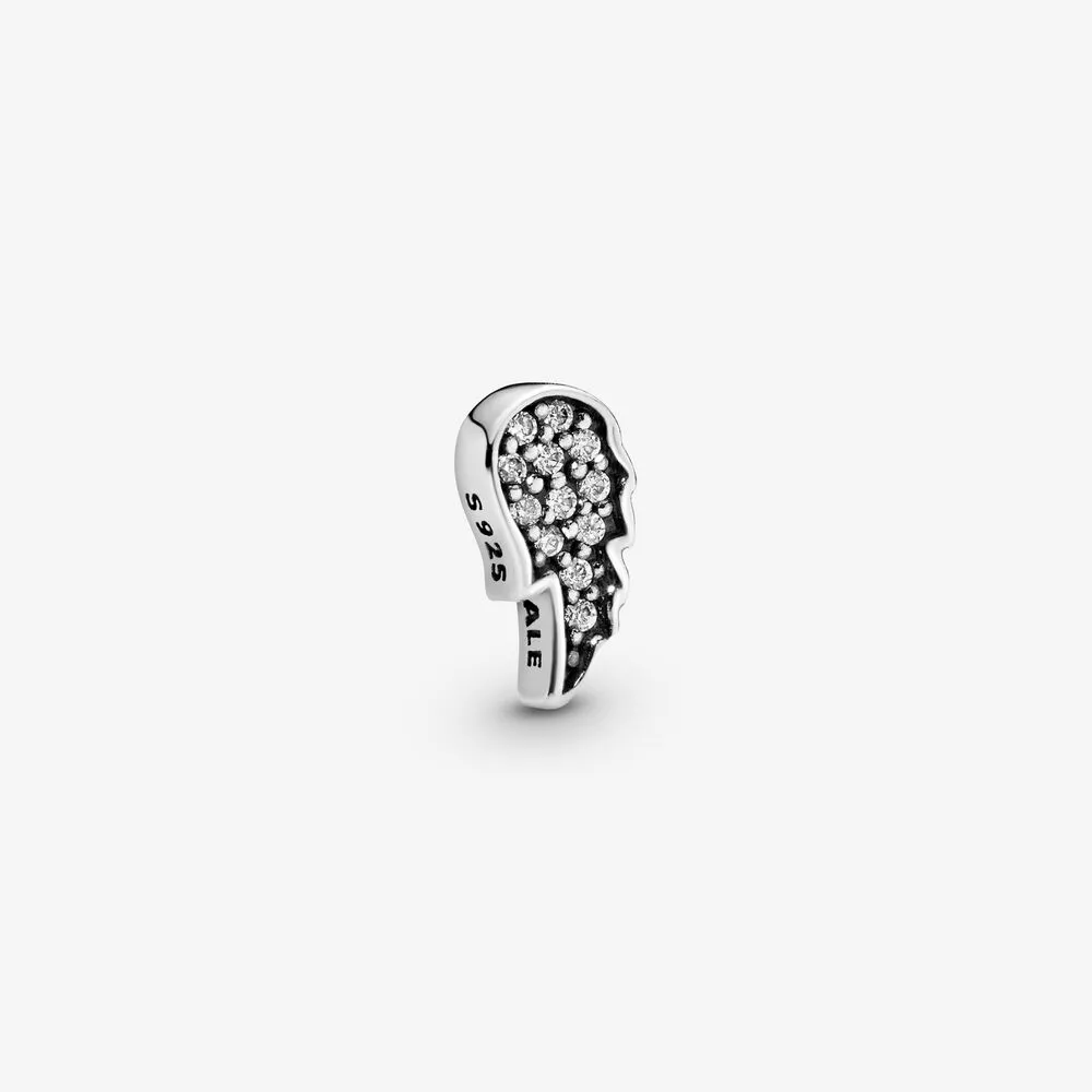 Pav&eacute; Angel Wing Locket Element