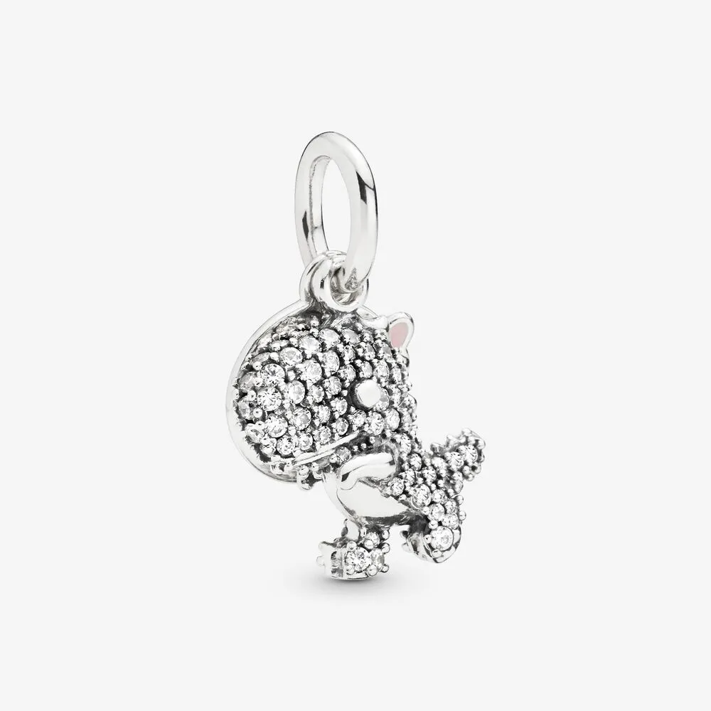 Pav&eacute; Dinosaur Dangle Charm