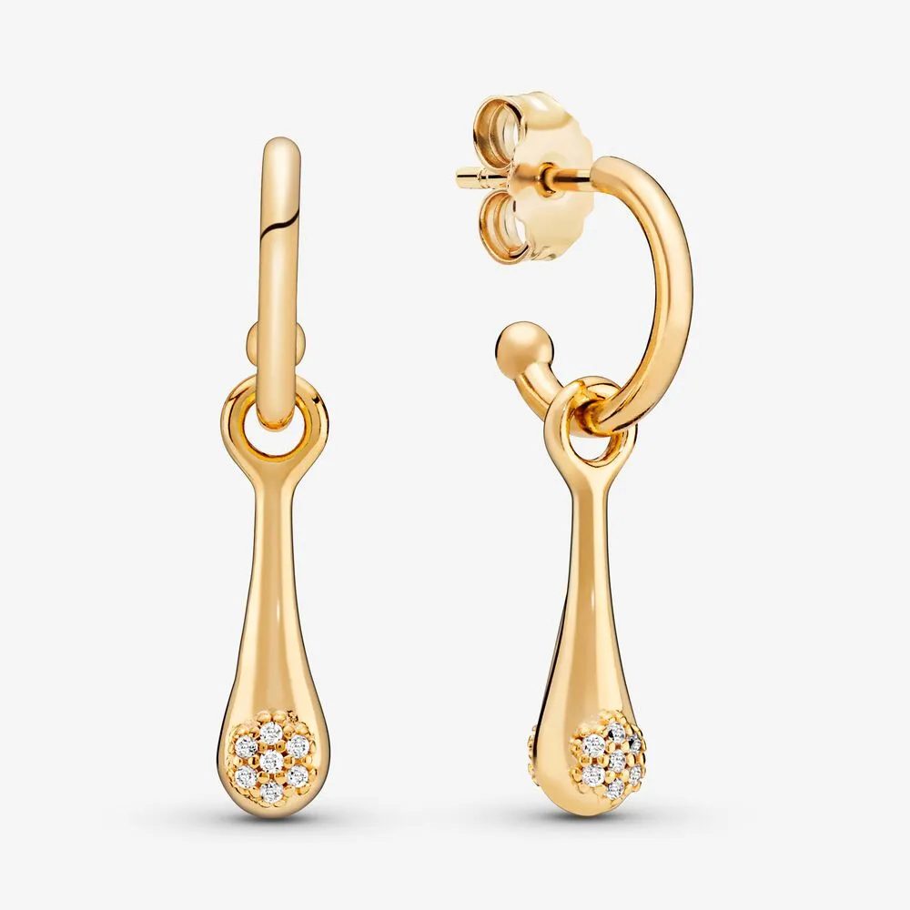 Pav&eacute; Modern LovePods Dangle Earrings