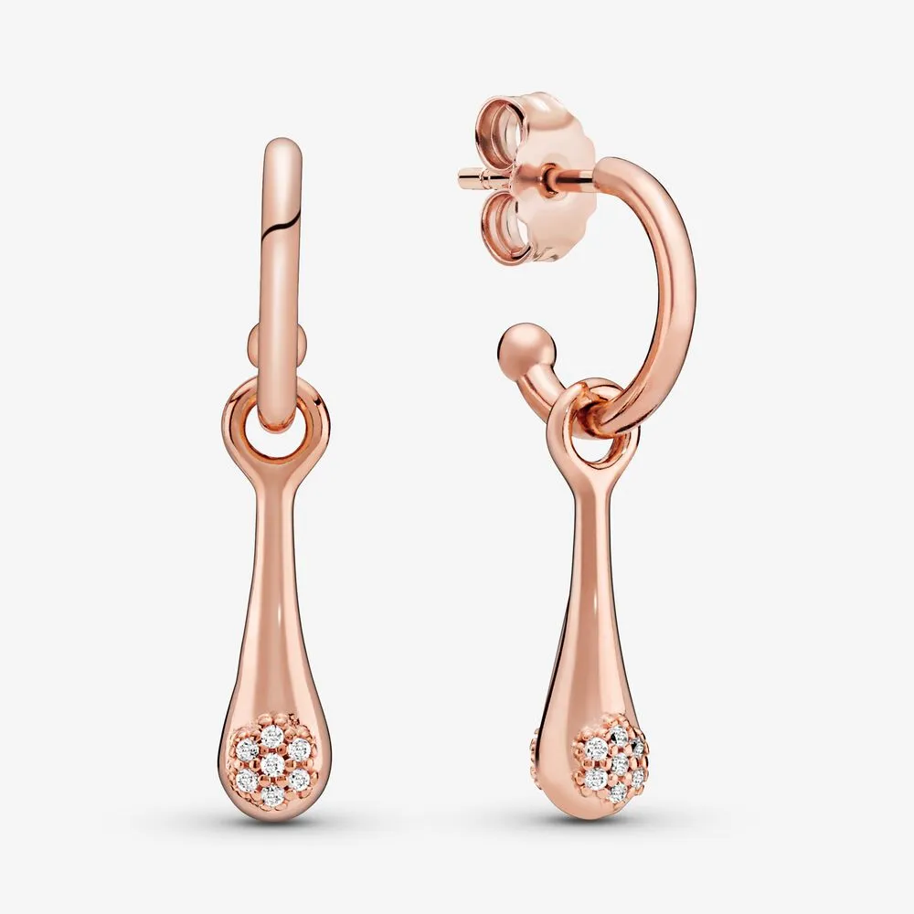 Pav&eacute; Modern LovePods Dangle Earrings