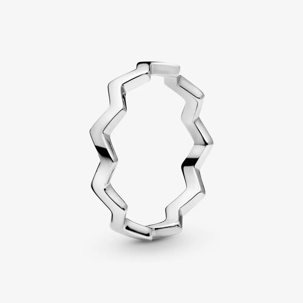 Polished Zigzag Ring