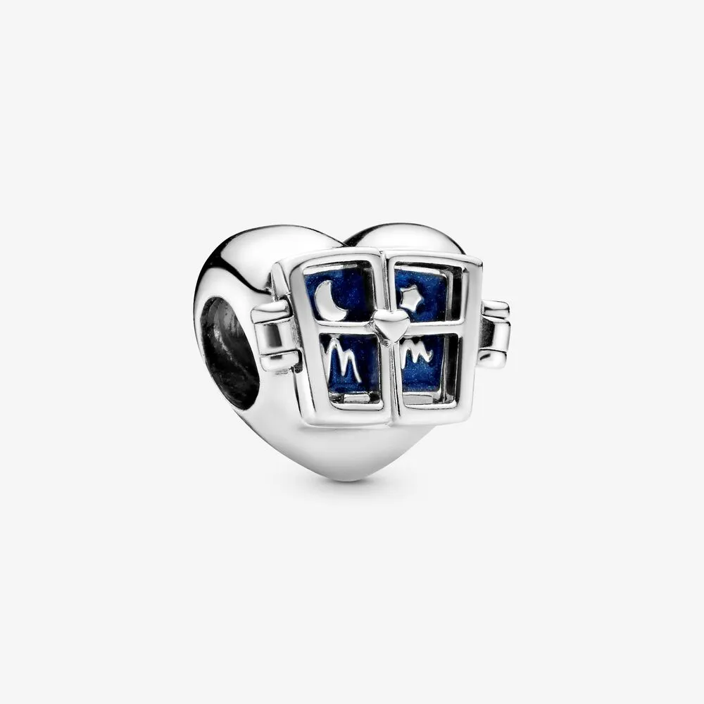 Thanks Mum Window Heart Charm