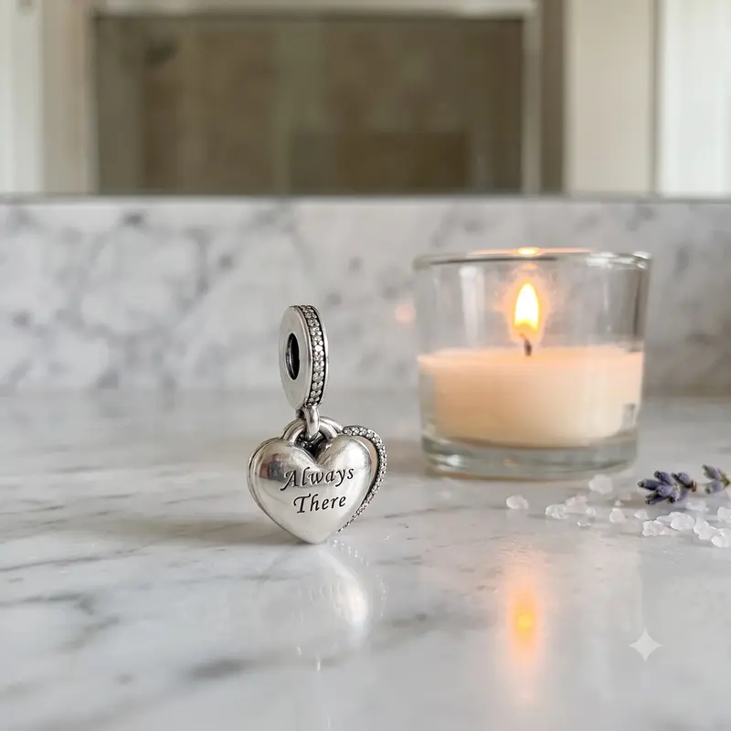 Always There Heart Dangle Charm photo review