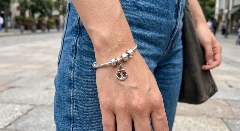 Anchor & Hearts Dangle Charm photo review