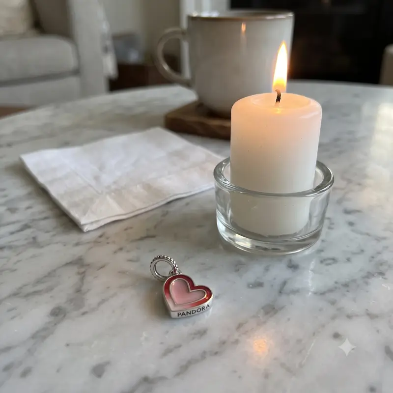 Asymmetrical Heart Dangle Charm photo review
