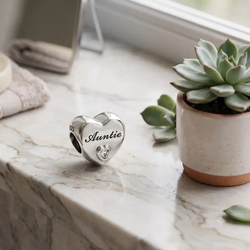 Auntie Love Heart Charm photo review