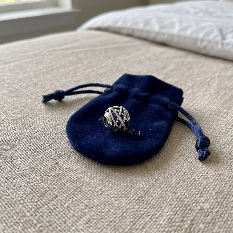 Blue Galaxy Charm photo review