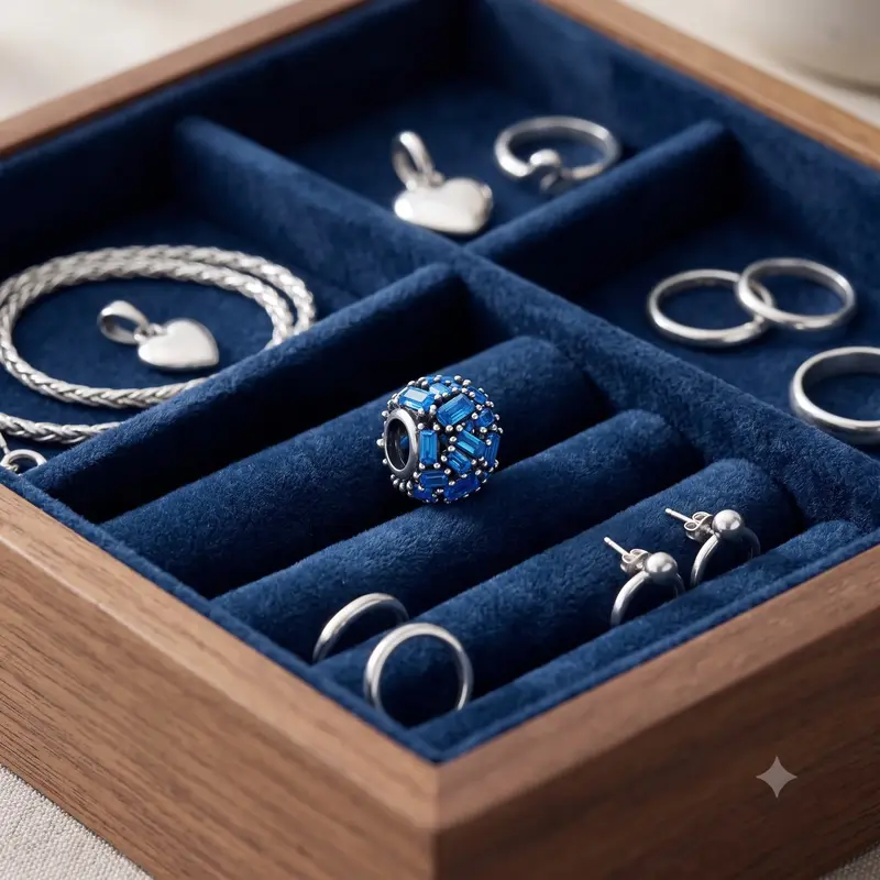 Blue Ice Cube Charm photo review