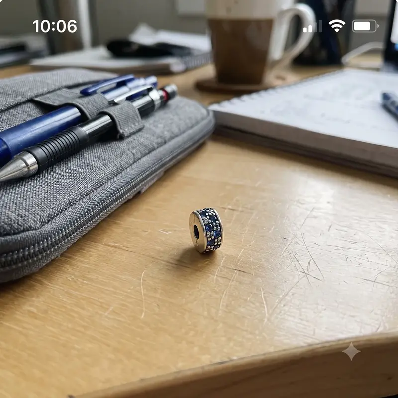 Blue Pavé Clip Charm photo review