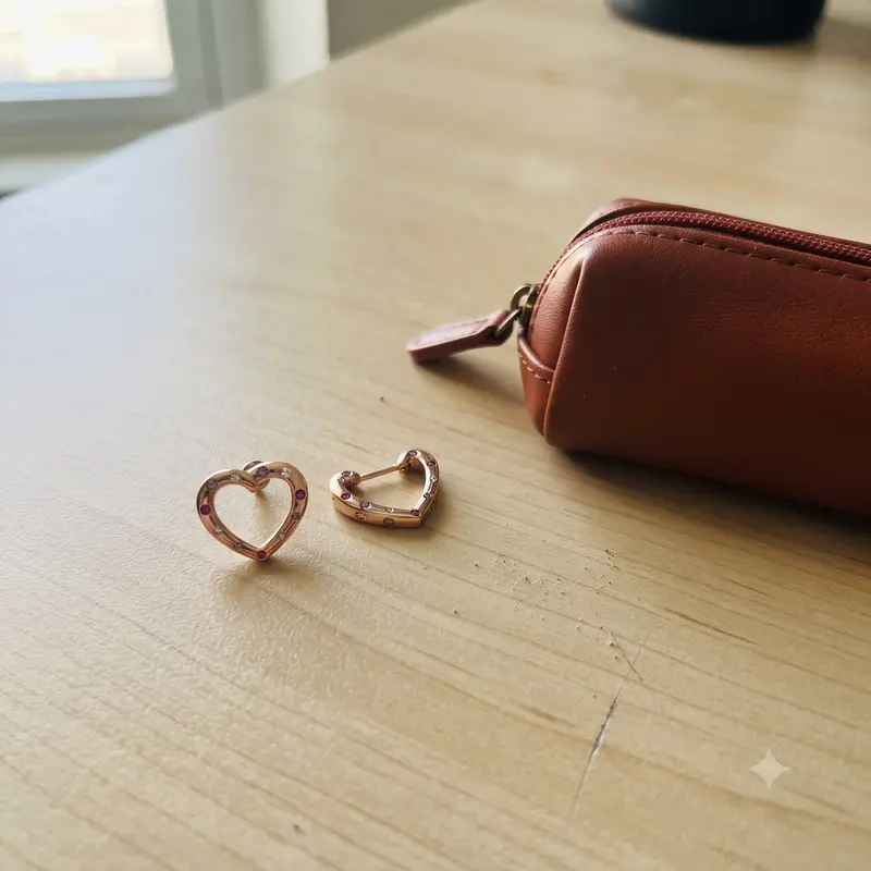 Bright Hearts Hoop Earrings, PANDORA Rose&trade;, Royal Purple & Lilac Crystals & Clear CZ photo review