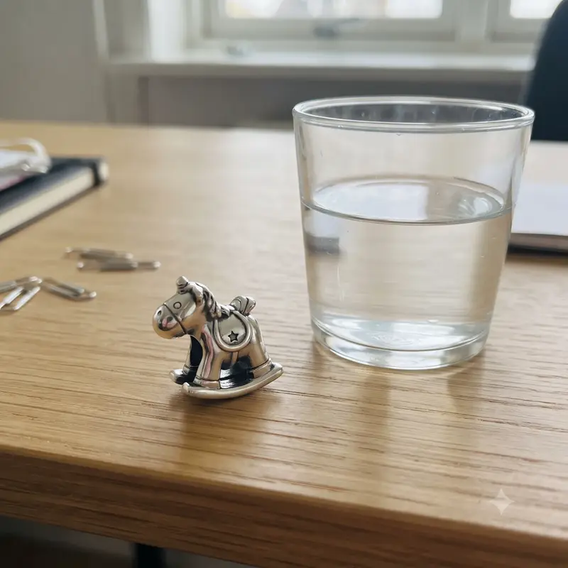 Bruno the Unicorn Rocking Horse Charm photo review