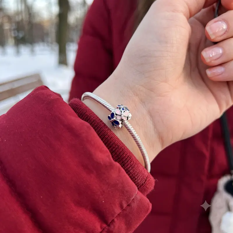 Butterflies Spacer Charm photo review