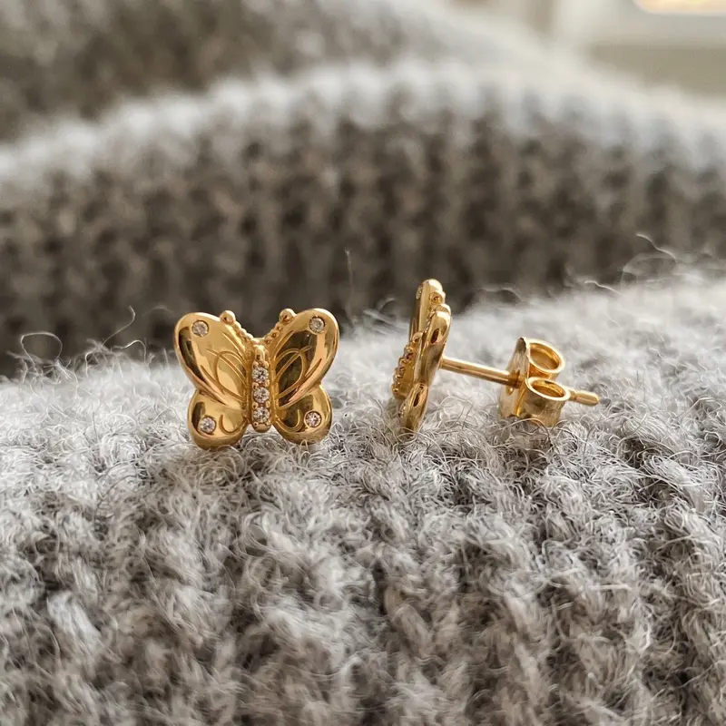 Butterfly Stud Earrings photo review