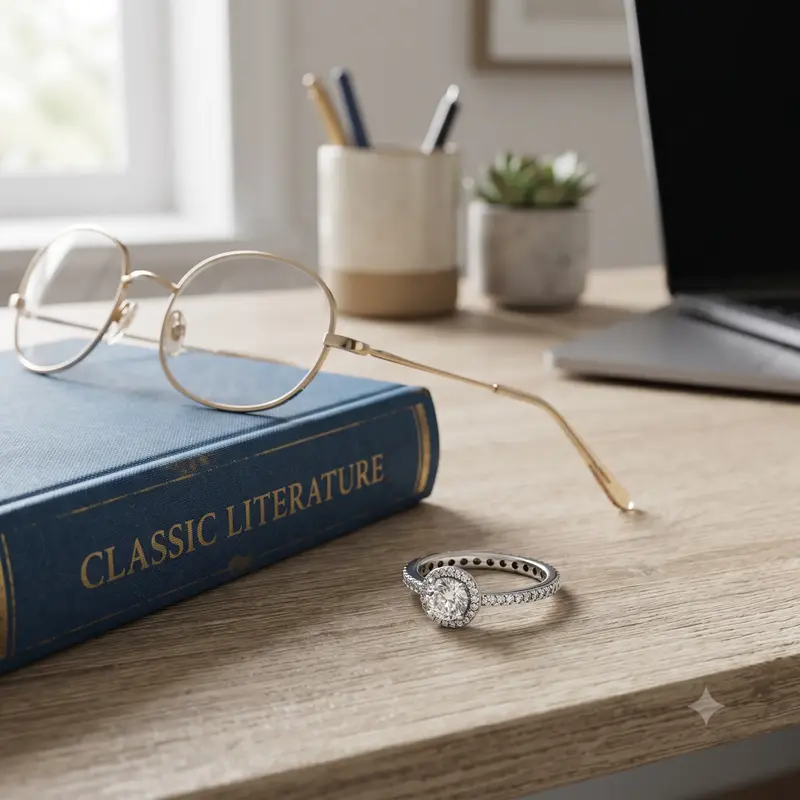 Classic Sparkle Halo Ring photo review