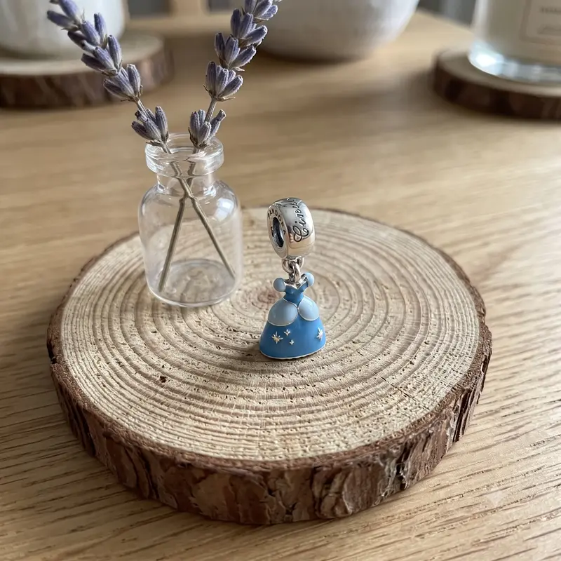 Disney, Cinderella's Dress Dangle Charm, Mixed Enamel photo review