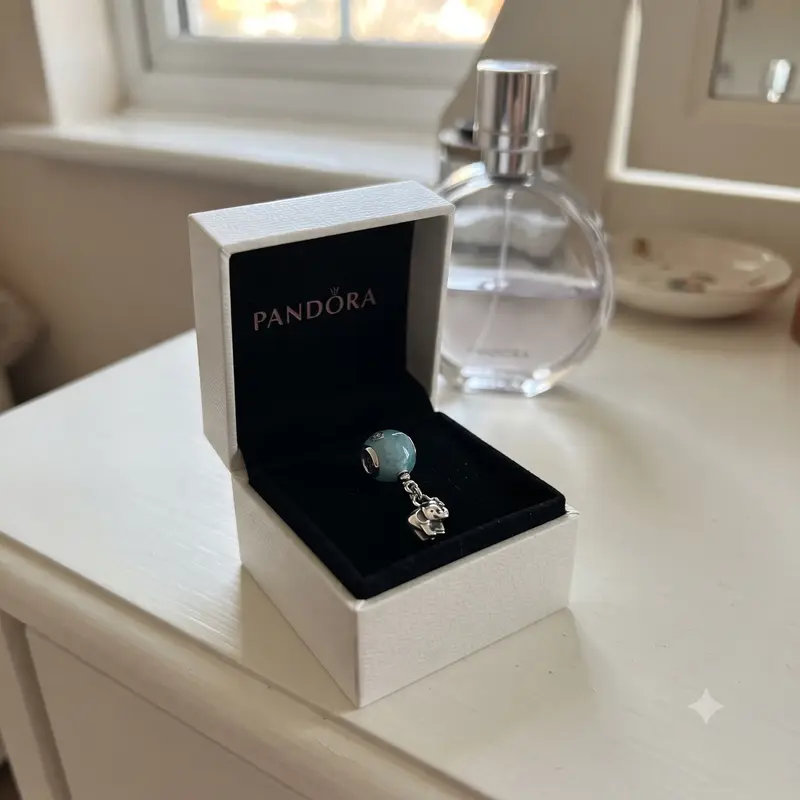Elephant & Blue Balloon Dangle Charm photo review