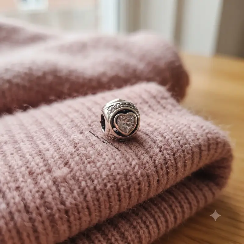 Elevated Heart Charm photo review