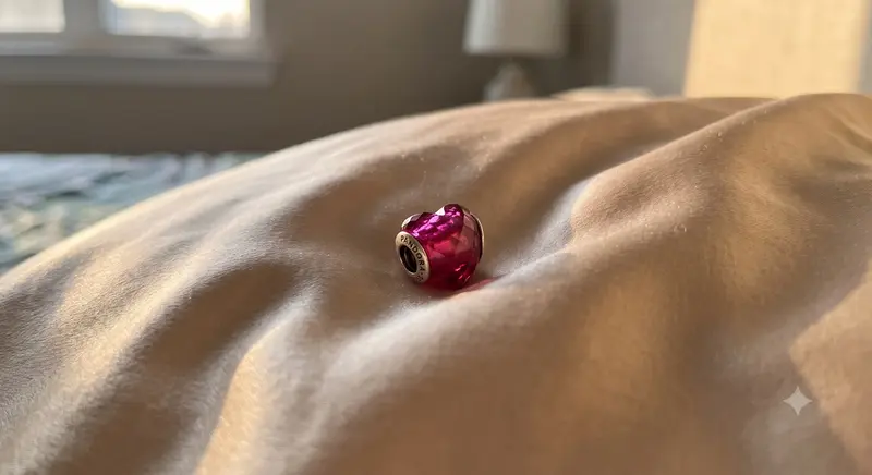 Fuchsia Pink Heart Charm photo review