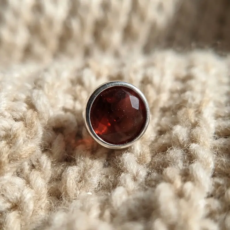 Garnet Red January Birthstone Locket Element photo review