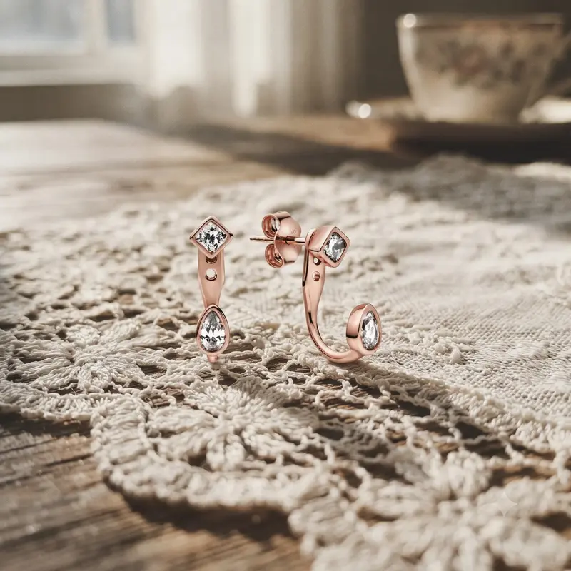 Geometric Shapes Stud Earrings photo review