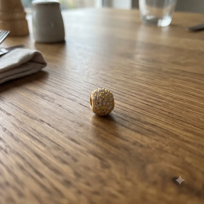 Golden Pavé Charm photo review