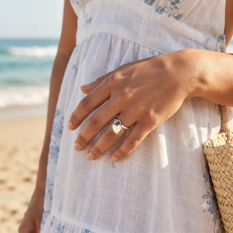 Heart-Shaped Padlock Ring photo review