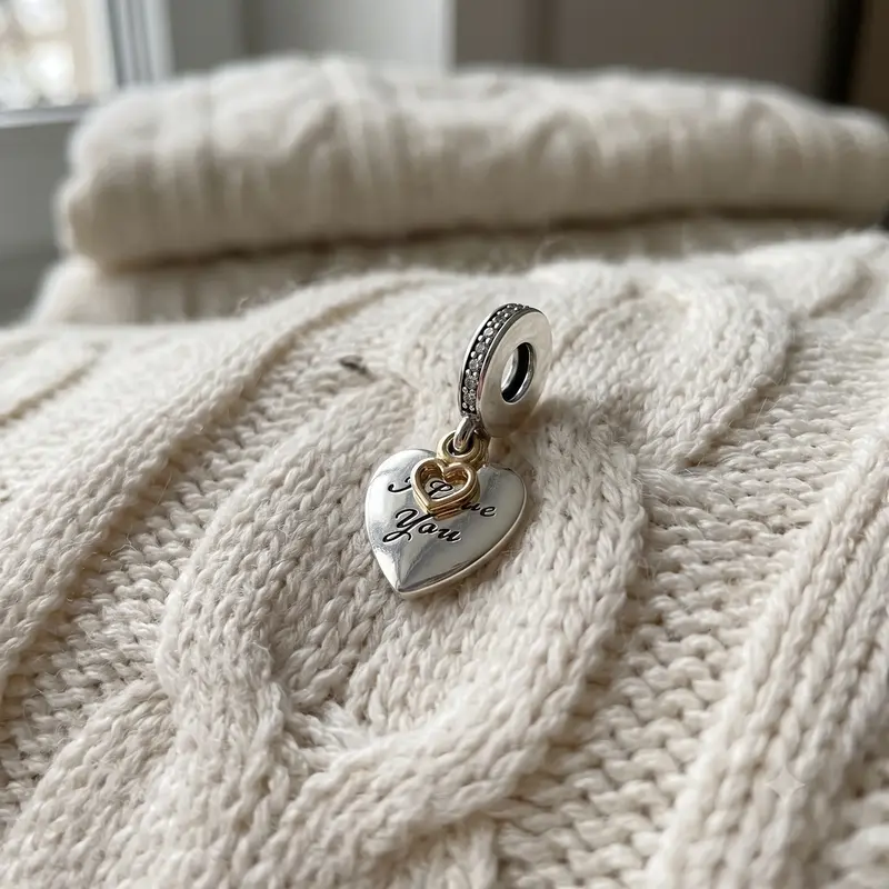 I Love You Forever Heart Dangle Charm photo review