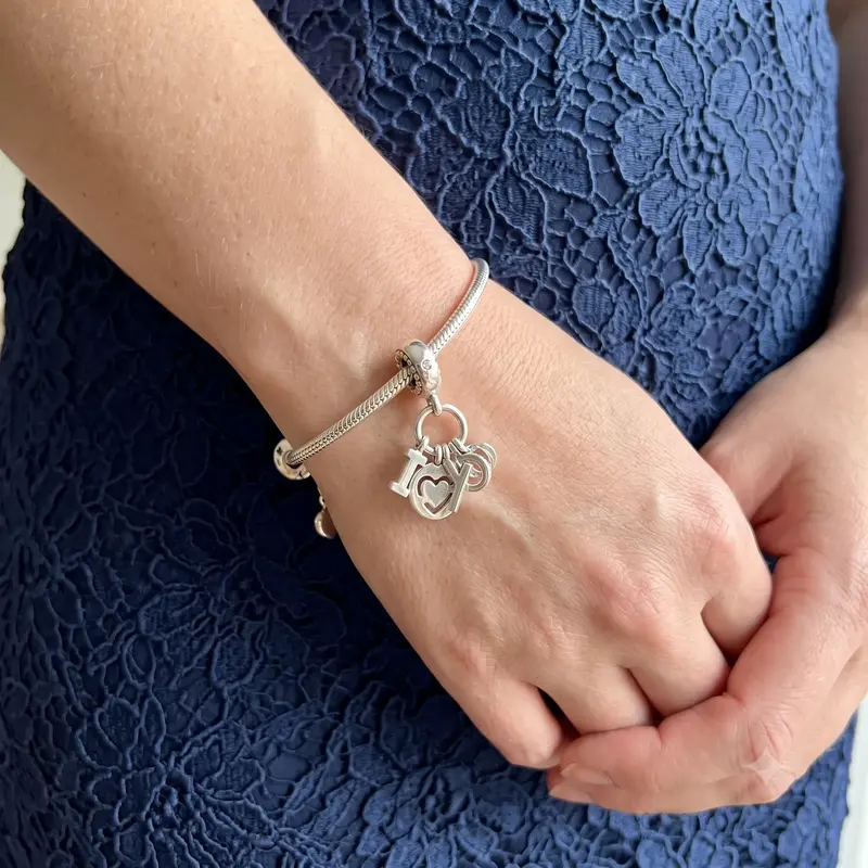 I Love You Letters Dangle Charm photo review