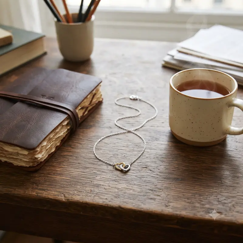 Interlocked Hearts Collier Necklace photo review