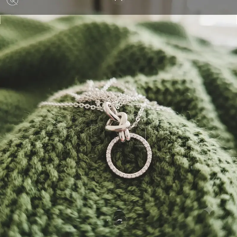 Knotted Heart Pendant Necklace photo review