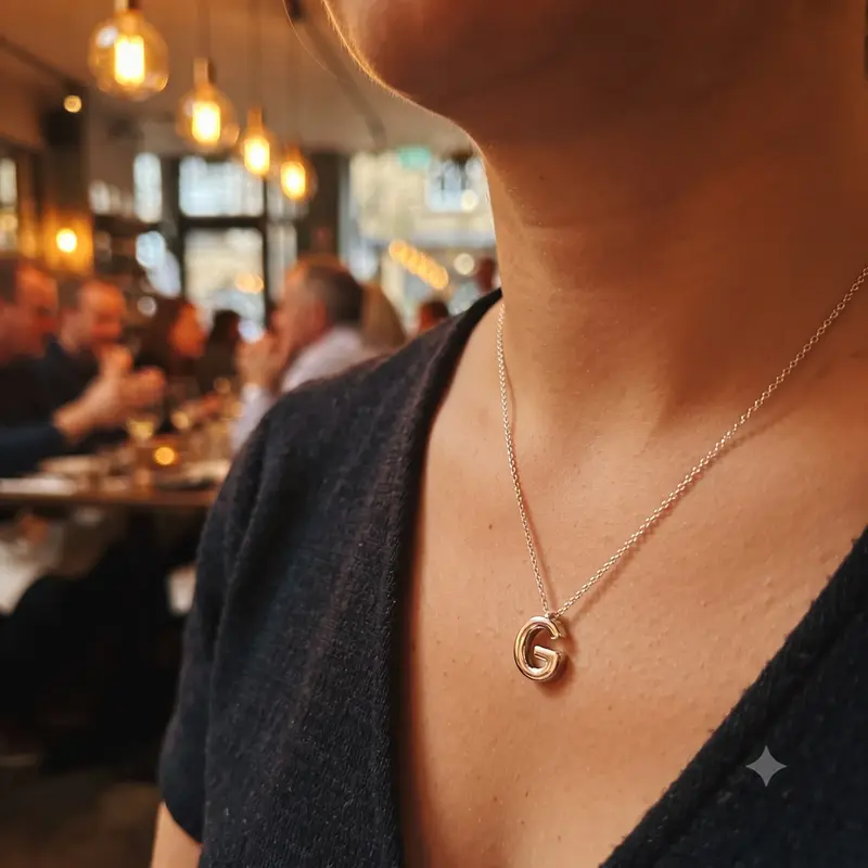 Letter G Alphabet Locket Element photo review