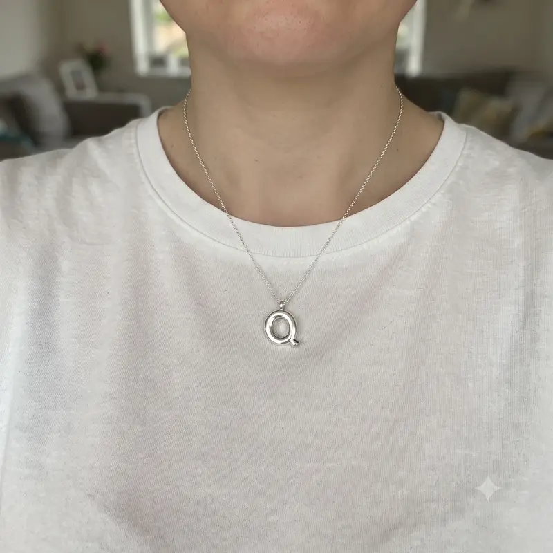 Letter Q Alphabet Locket Element photo review
