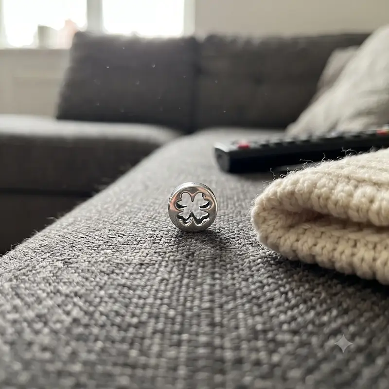 Luck & Courage Four-Leaf Clover Charm photo review